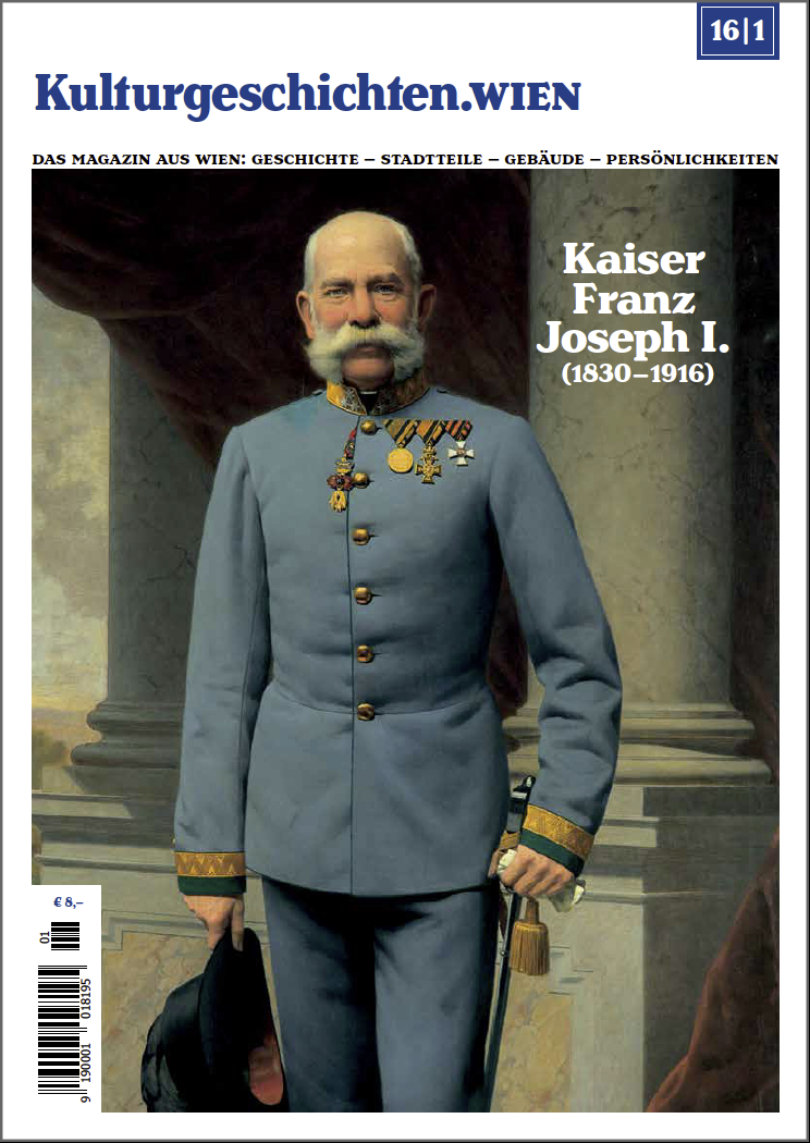 Titelseite der ersten Ausgabe mit Kaiser Franz Joseph I.